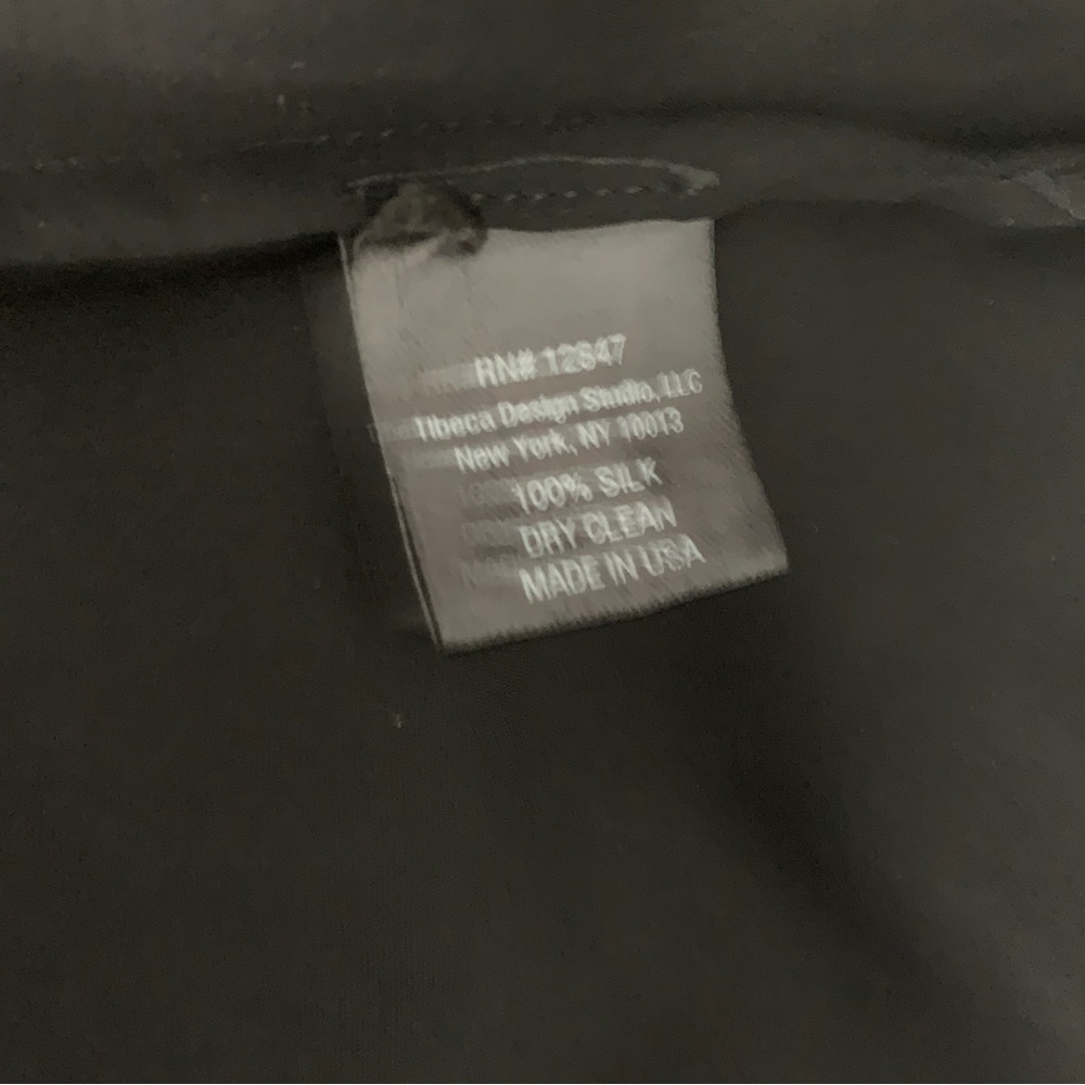 Nili Lotan Black Silk Blouse | Size M - Picture 2 of 2